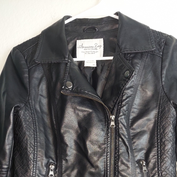 Faux Leather Jacket - Picture 2 of 3